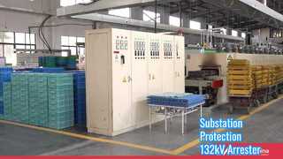 نظرة فاحصة: مانعة الصواعق من البورسلين 132 كيلو فولت Y10W5-132 للمحطات الفرعية