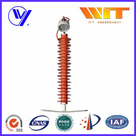 سعر جيد حماية مانع الصواعق لخط نقل البوليمر مع فجوة خارجية 42KV - 75KV الانترنت