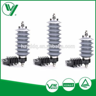 سعر جيد 21kV ، 5kA بوليمر مانع الصواعق / مانع الصواعق الانترنت